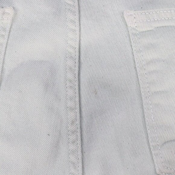 Pilcro & The Letterpress Script Jean Raw Hem Cropped Flare in Sea Foam See Descr - Picture 9 of 9